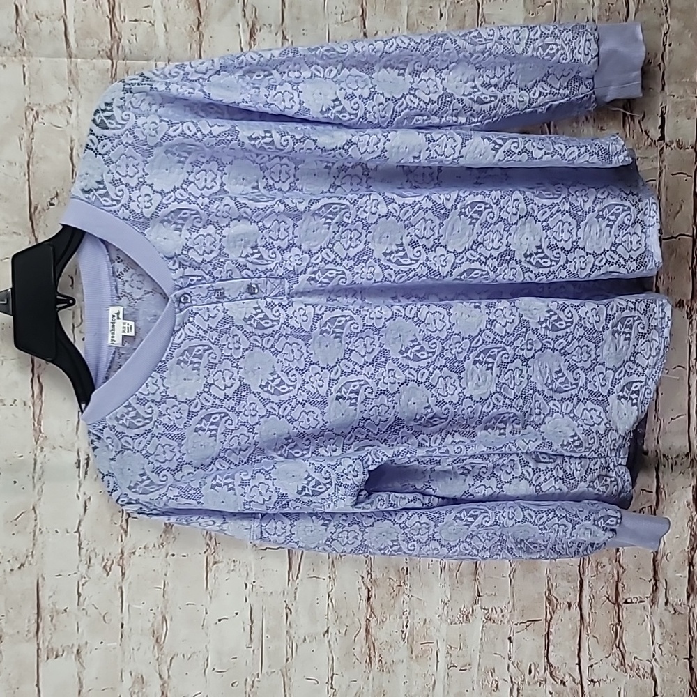 Eyeshadow girls lace long sleeve shirt xxl nwt new